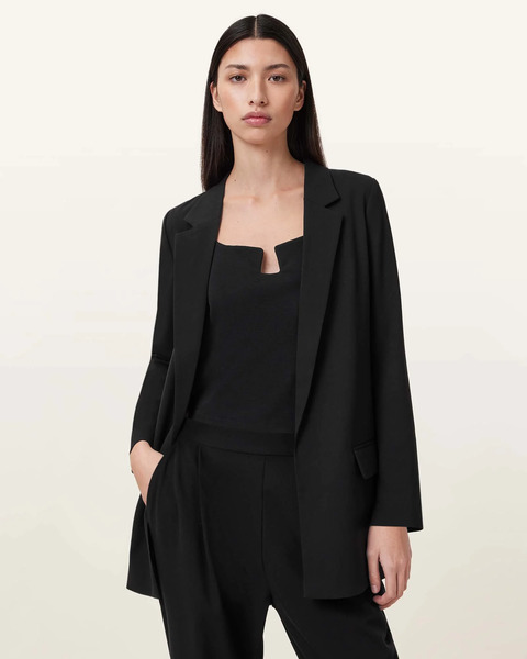  Allsaints Female Aleida Lightweight Tri Blazer, Size: 6 