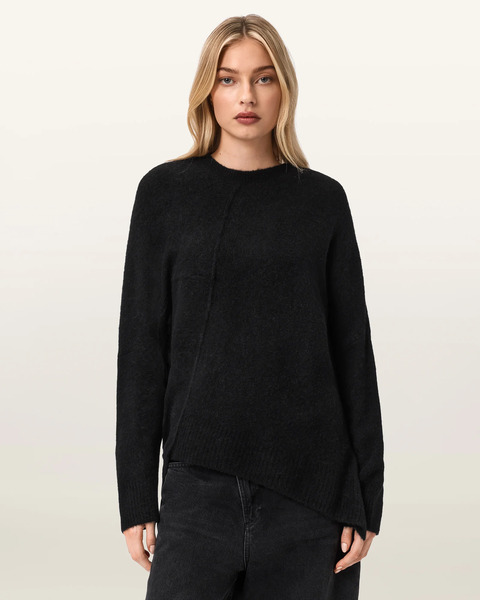  Allsaints Female Lock Crew Neck Jumper, Size: Xs 