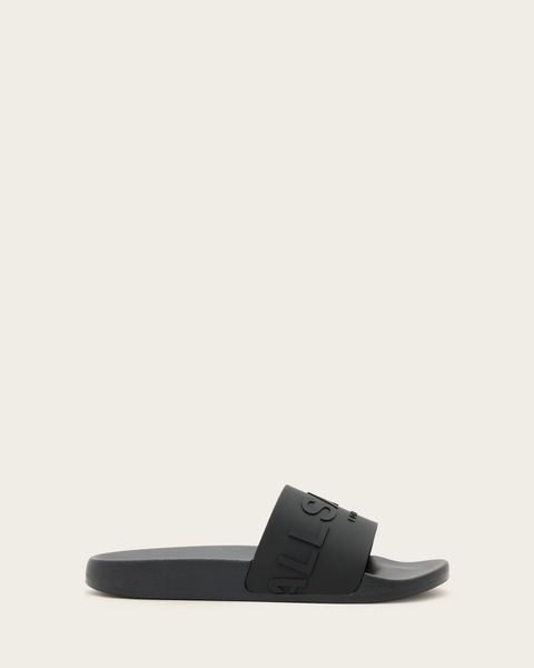  Allsaints Male Biggy Slip On Logo Sliders, Size: 12 