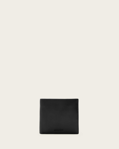  Allsaints Male Delph Bi Fold Leather Wallet, Size: One Size 