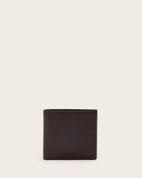  Allsaints Male Delph Bi Fold Leather Wallet, Size: One Size 