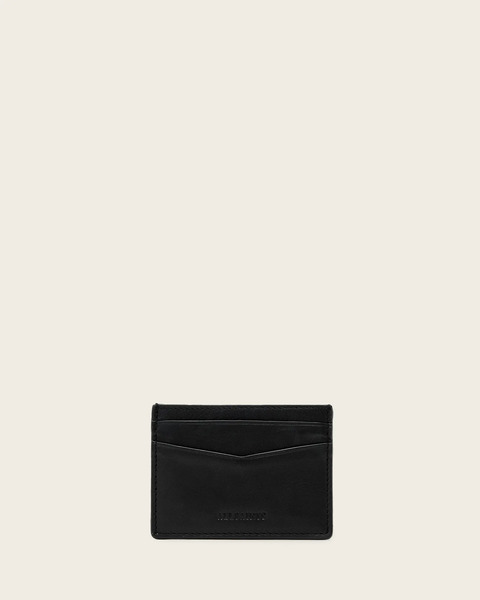  Allsaints Men's Delph Leather Cardholder, One Size 