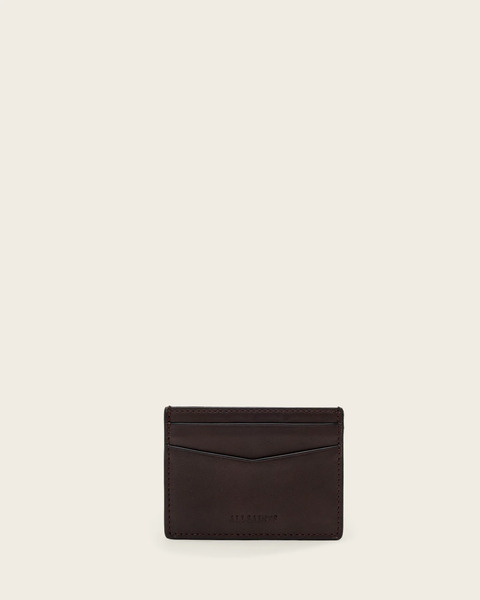  Allsaints Men's Delph Leather Cardholder, One Size 