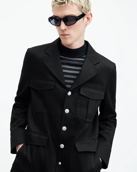  Allsaints Men's Eldon Slim Fit Jacket, Size: S 