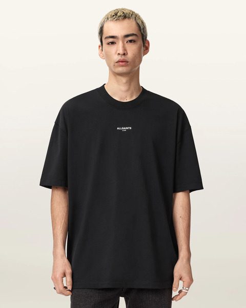  Allsaints Men's Mikro Oversized T Shirt, Size: Xs 