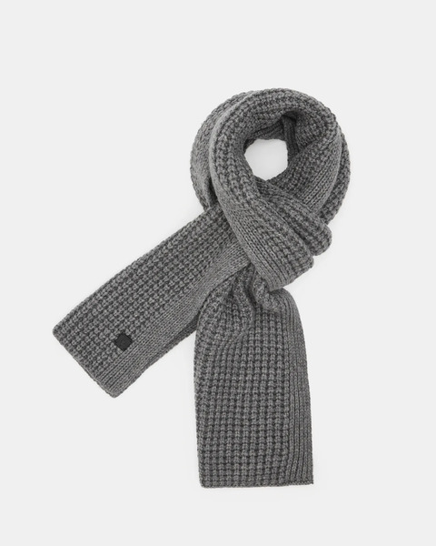  Allsaints Men's Nevada Ribbed Wool Blend Scarf, One Size 