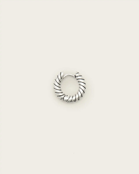  Allsaints Men's Python Hoop Earring, One Size 