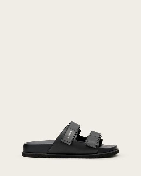  Allsaints Men's Vex Leather Sandals, Size: 9 