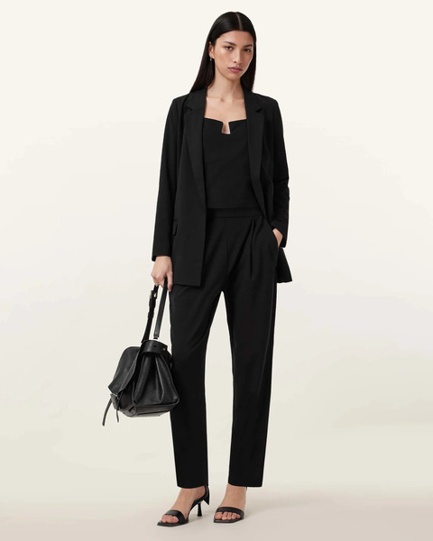  Allsaints Women's Aleida Lightweight Tri Trousers, Size: 10 