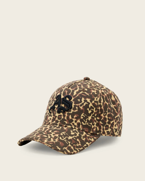  Allsaints Women's Casey Leopard Print Baseball Cap, One Size 