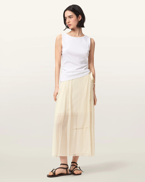  Allsaints Women's Clover Wrap Maxi Skirt, Size: 6 