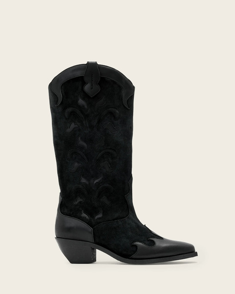  Allsaints Women's Dolly Western Boots, Size: 3 
