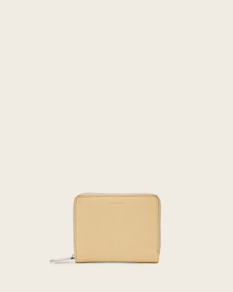  Allsaints Women's Lena Hex Zip Up Leather Wallet, One Size 