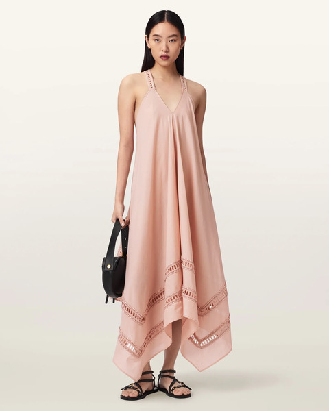  Allsaints Women's Lil Midi Dress, Size: 6 