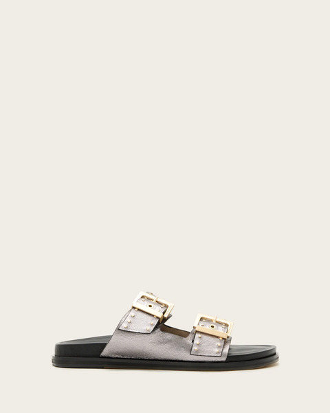  Allsaints Women's Magda Studded Leather Sandals, Size: 8 