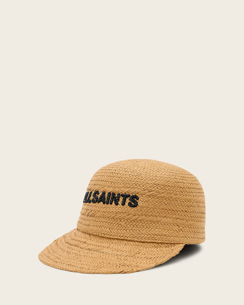  Allsaints Women's Mila Straw Baseball Cap, One Size 