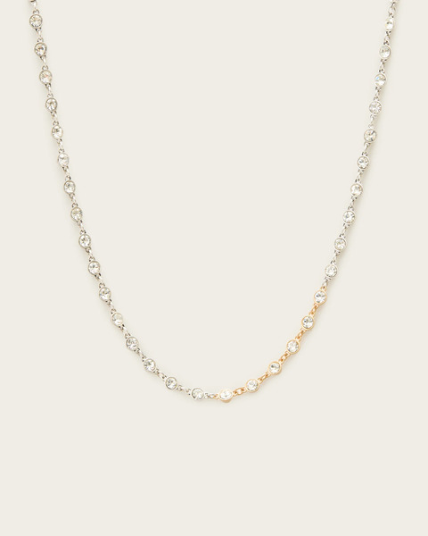  Allsaints Women's Pippa Crystal Necklace, One Size 