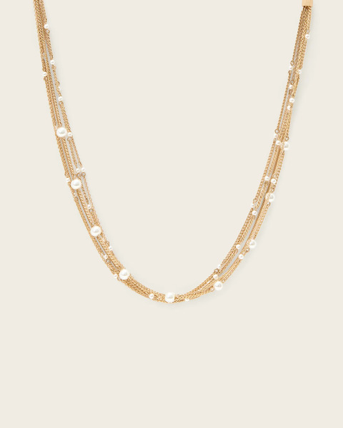  Allsaints Women's Rae Multi Chain Necklace, One Size 