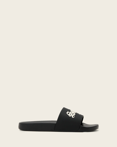  Allsaints Women's Saint Moulded Branded Slider, Size: 3 