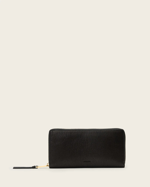  Allsaints Women's Travel Leather Wallet, One Size 