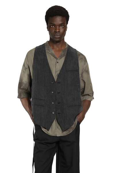  Lyocell Nylon Tailored Vest 