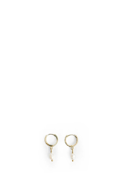  Hoop Pearl Earrings 