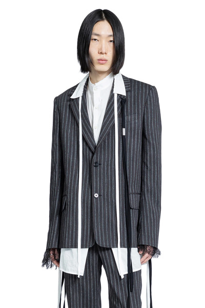  Aksel Tailored Blazer In Pistriped Viscose 