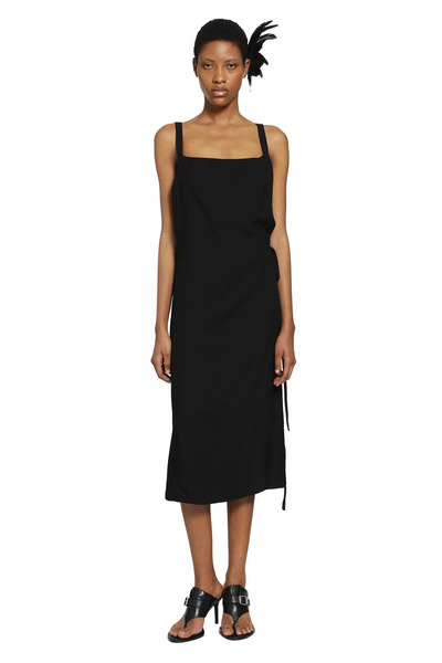  Desi Apron Wrap Midi Dress 
