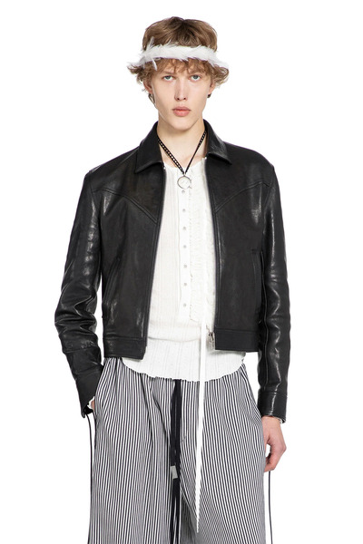  Ulv Western Jacket In Leather 