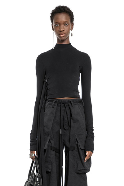  Wivan Long Sleeve Cropped Top 
