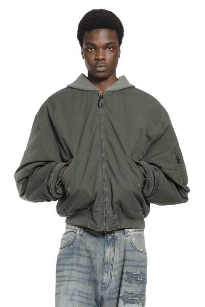  Hooded Standard Bomber Jacket 