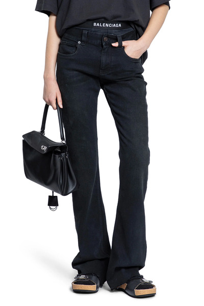  Slim Fit Bootcut Pants In Cotton Denim 