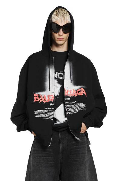  The Door Oversized Zip-up Hoodie 