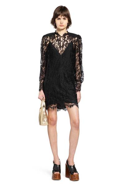  Floral Lace Mini Dress 