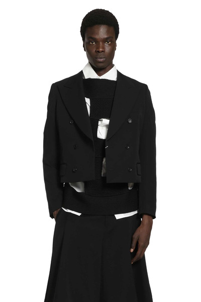  Cropped Double-breasted Blazer 