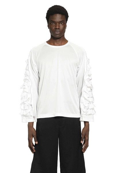  Ruffled Long Sleeve T-shirt 