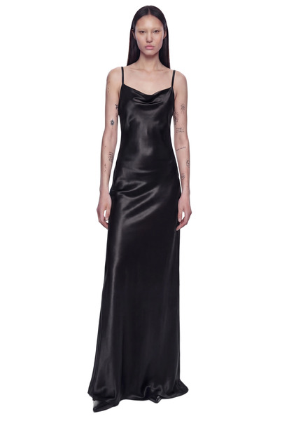  Lingerie Glossy Long Dress 