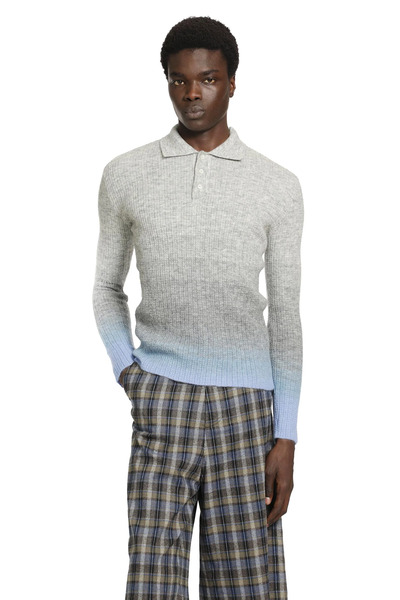  Unisex Thin Gradient Knit Polo 