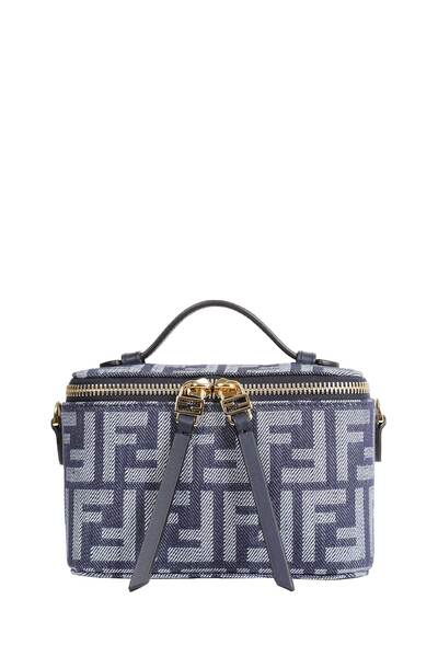  Ff Denim Jacquard Vanity Bag 