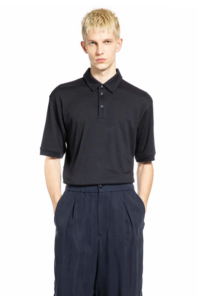  Pure Cashmere Interlock Polo Shirt 