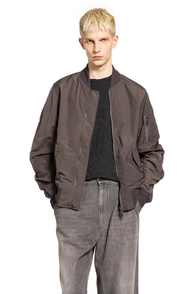  Gathered Nylon Blazer 