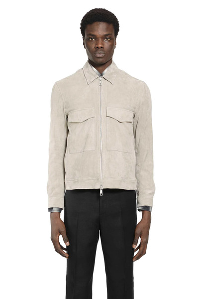  Leather Zip-up Jacket 