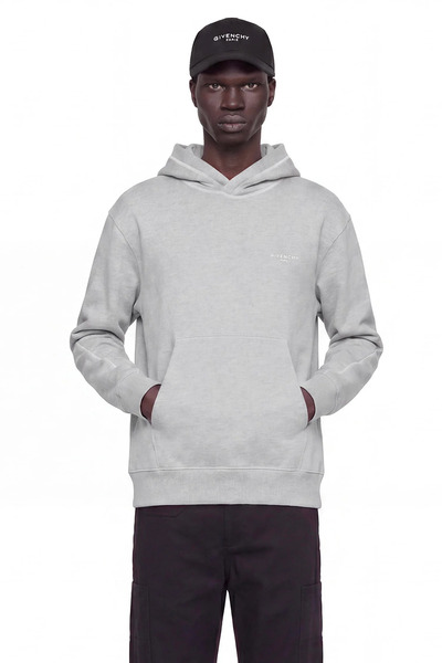  Couture Seam Contrast Stitch Hoodie 
