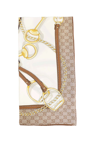  Printed Silk Scarf 