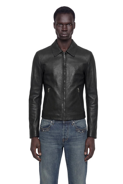  Washed Stretch Nappa Leather Jacket 