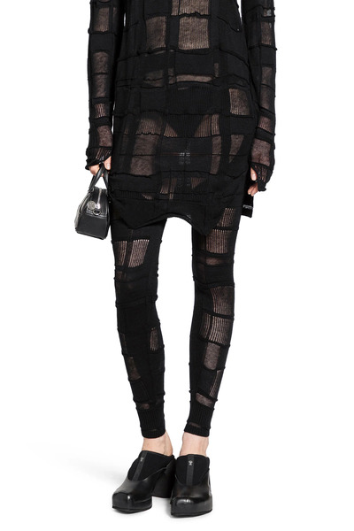  Checked Footless Tights 