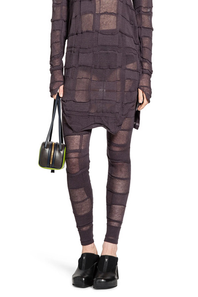  Checked Footless Tights 