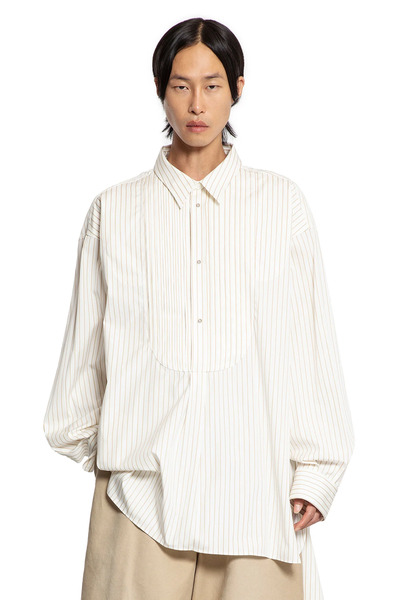 Pinstriped Shirt With Bib 