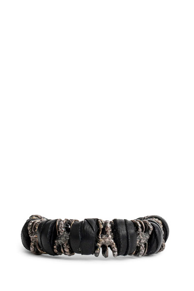  Leather And Silver Bracelet 