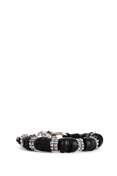  Leather And Silver Bracelet 